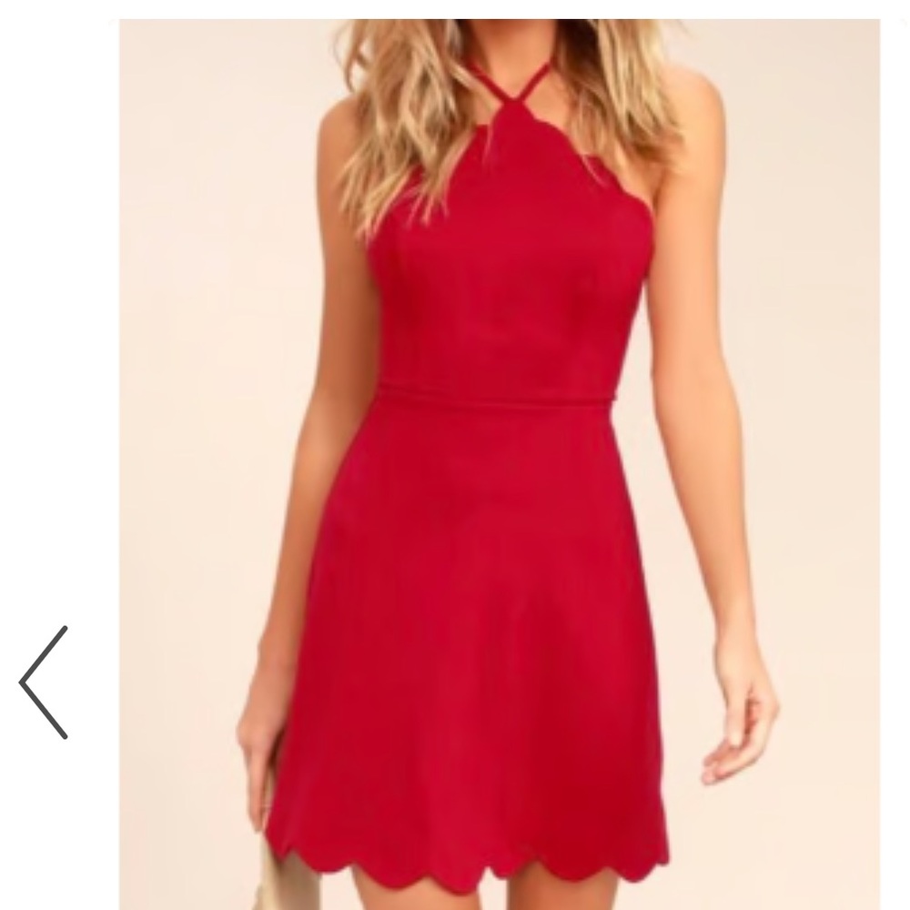 Lush Clothing Red women’s mini Dress size small - Picture 2 of 13